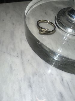 Gold Hug Ring Adjustable