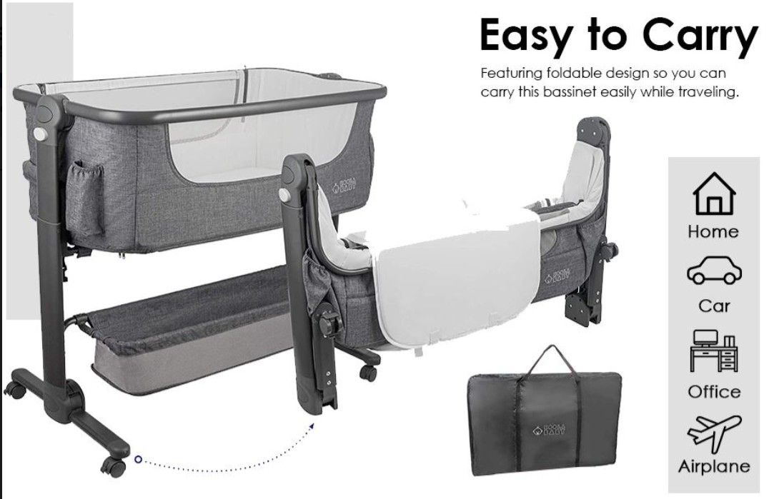 KoolerThings Baby Bassinet Bedside Sleeper