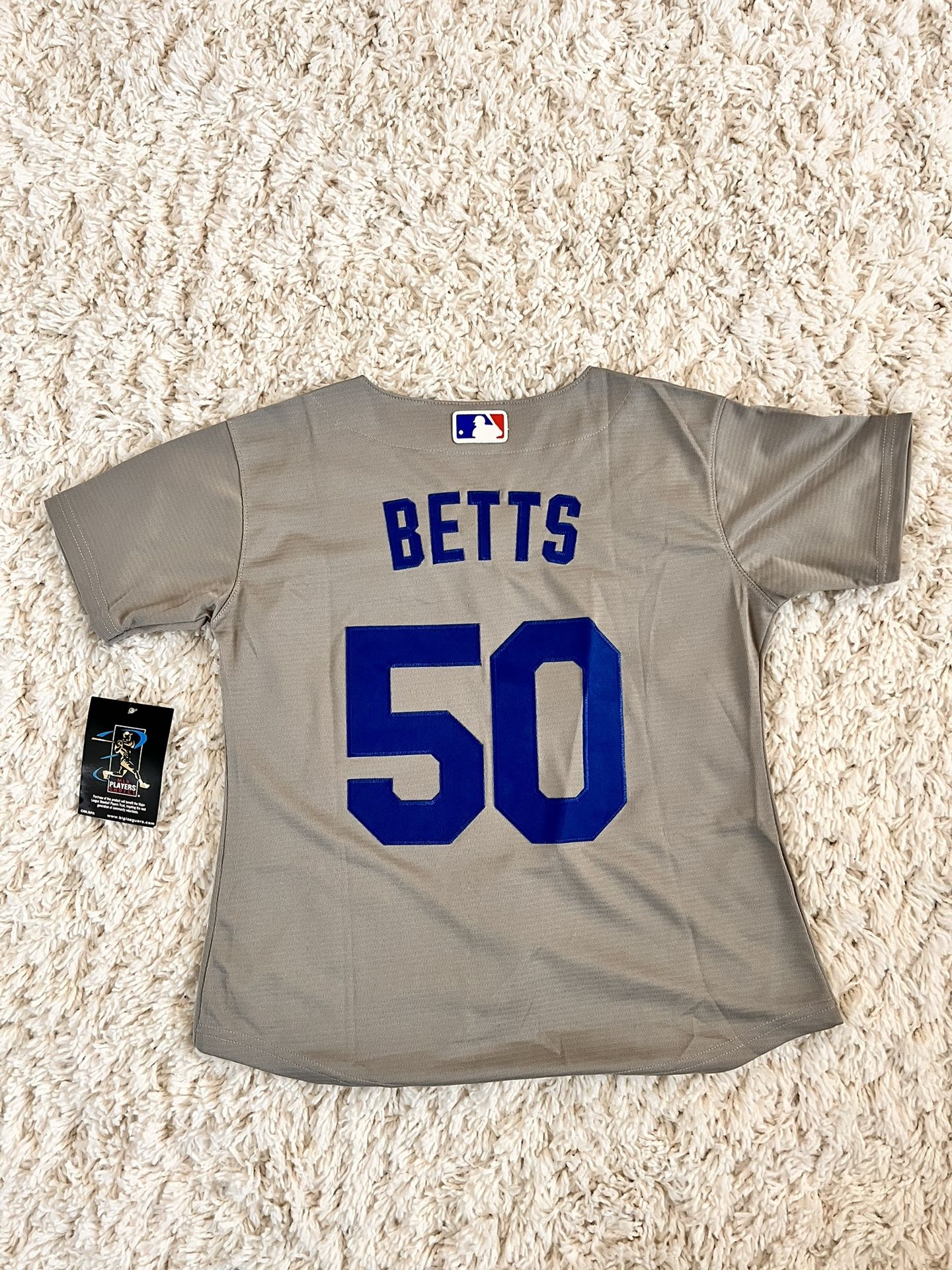 Small Women Mookie Betts Grey Los Angeles Dodgers