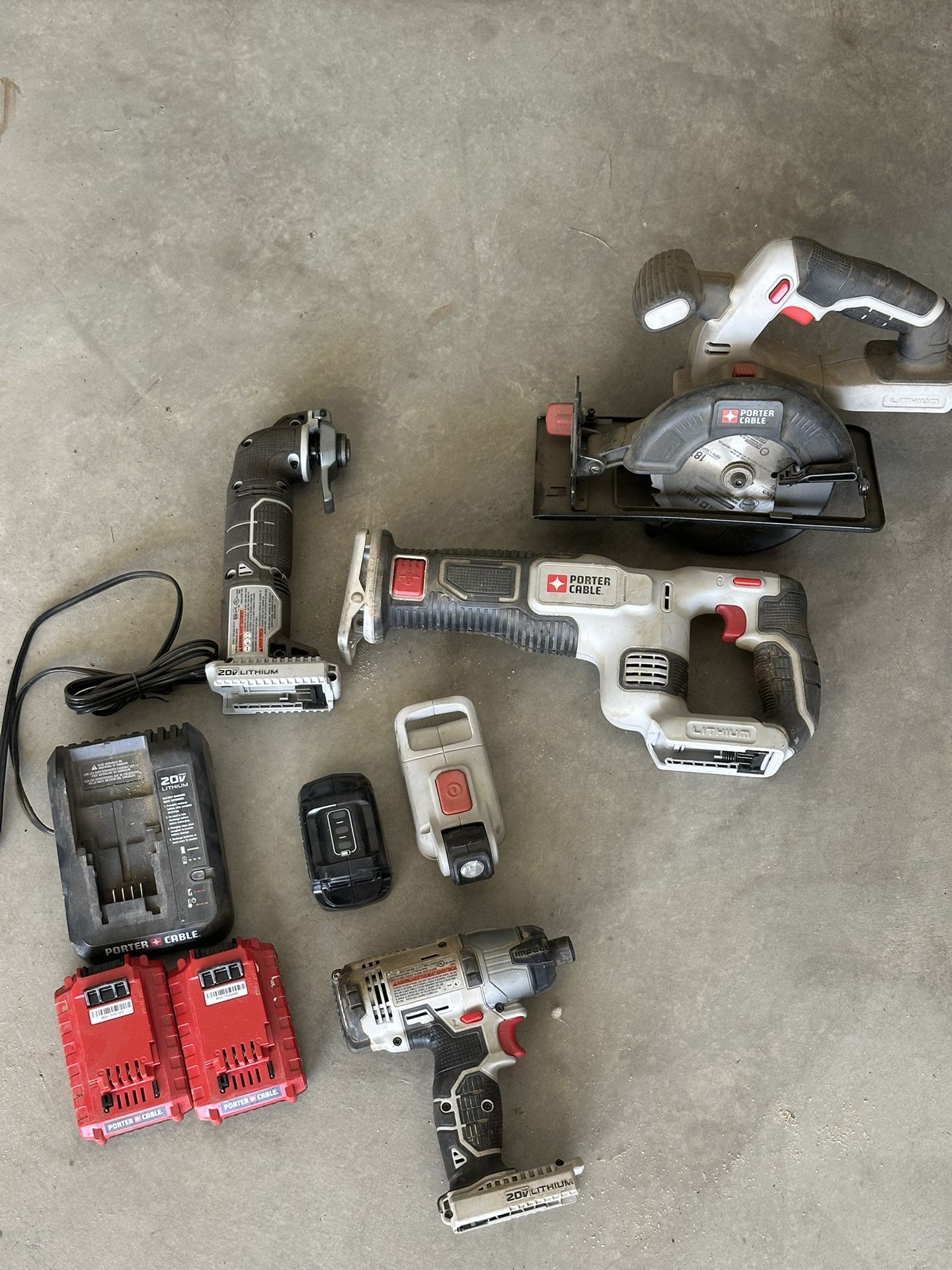 20V Porter Cable Tool Set