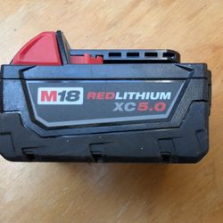Milwaukee M18  5.0 Obviously Used