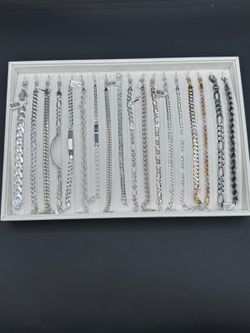 Pulseras De Diferentes Tipos Y Modelos De Plata Ley .925 Para Caballero