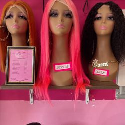 Pink Frontal Wig