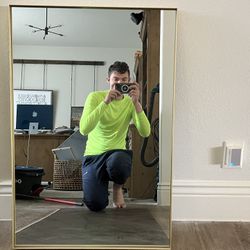 Heavy Duty Gold Mirror 24x36