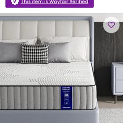 Full Size Mattress And Metal Box Spring 