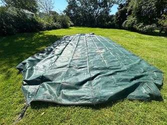 In ground pool cover.