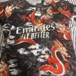 Real Madrid Dragon Special Jersey With Shorts
