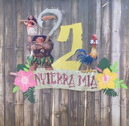 Moana cake topper