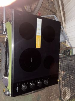 Whirlpool top stove electric brand new