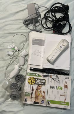 Nintendo Wii & Wii Fit Bundle