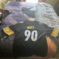 TJ Watt Nike On Field Stitched  Steelers NFL Jersey 