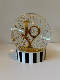 New Gold Joy Snow Globe