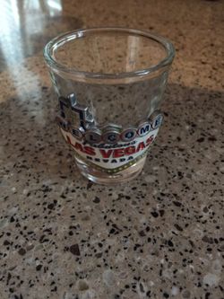 Vegas shot glass