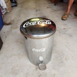 Coca Cola Garbage Can 
