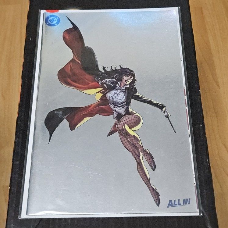 Zatanna #1 Cover G Variant Fico Ossio All In Foil Cover (DC All In)