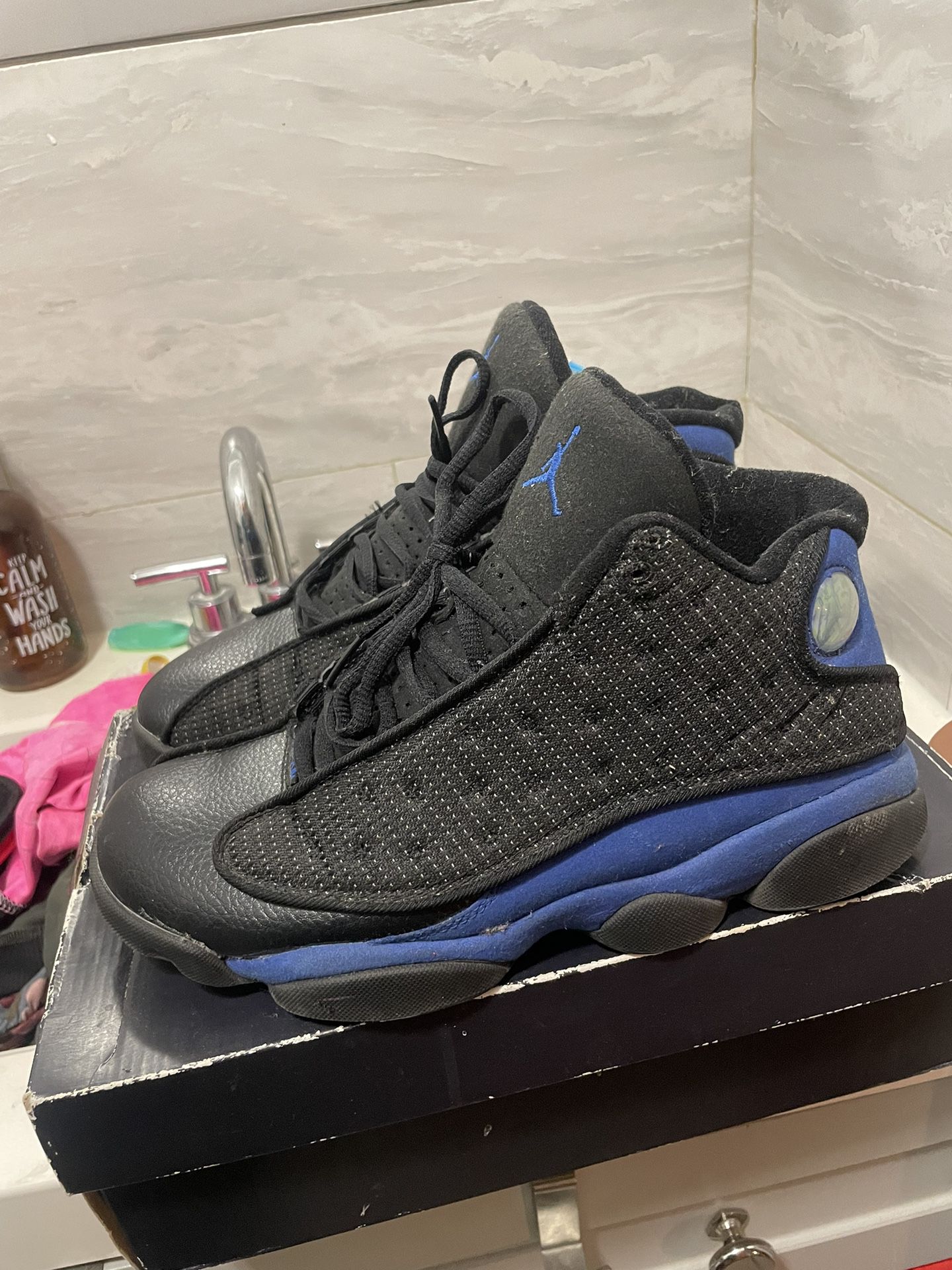 Jordan 13s Black And Blue 