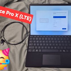 Microsoft Surface Pro X 13" 8GB RAM 128GB SSD Wi-Fi + 4G LTE Windows PC Tablet computer