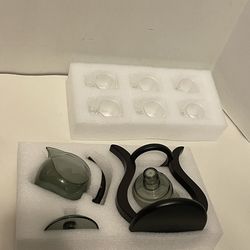 Lazy Kungfu Glass Tea Set Semi Automatic Drip Rotating with Infuser Glass TeaSet