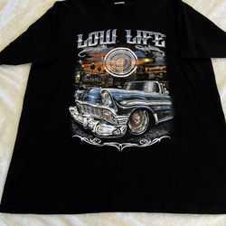 Lowrider T Shirt Low Life Shirt Urban Streetwear Men's Tee