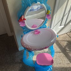 Little Mermaid Vanity