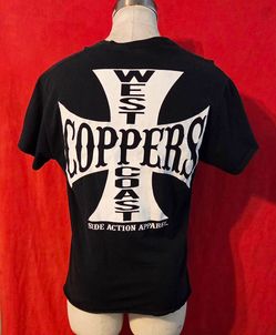 West Coast Choppers VINTAGE GILDAN T-SHIRT LARGE BLACK