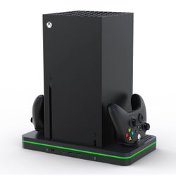 🔥Brand new🔥 Charging Stand with Cooling Fan, CODOGOY Vertical Stand Compatible with Xbox Series X/S Console and Controller, Vertical Dual Controller