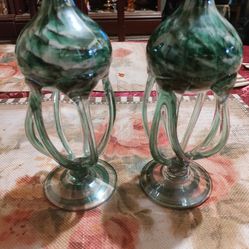 Vintage Macocha Blown Glass Oil Lamp $30 Each