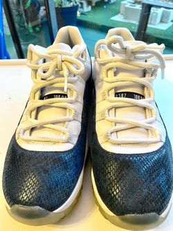 Air Jordan 11 Low Navy Snakeskin Size 10 CD6846-102