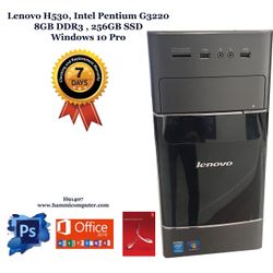 Lenovo H530, Intel pentium, 8GB, 256GB SSD "H91407"