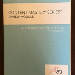 ATI RN NURSING CARE OF CHILDREN