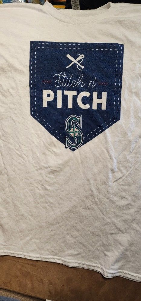 Mariners Stitch n Pitch giveaway shirt