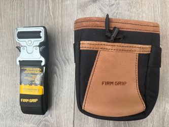 Firm Grip Tool Pocket with Belt Clip and Firm Grip Belt