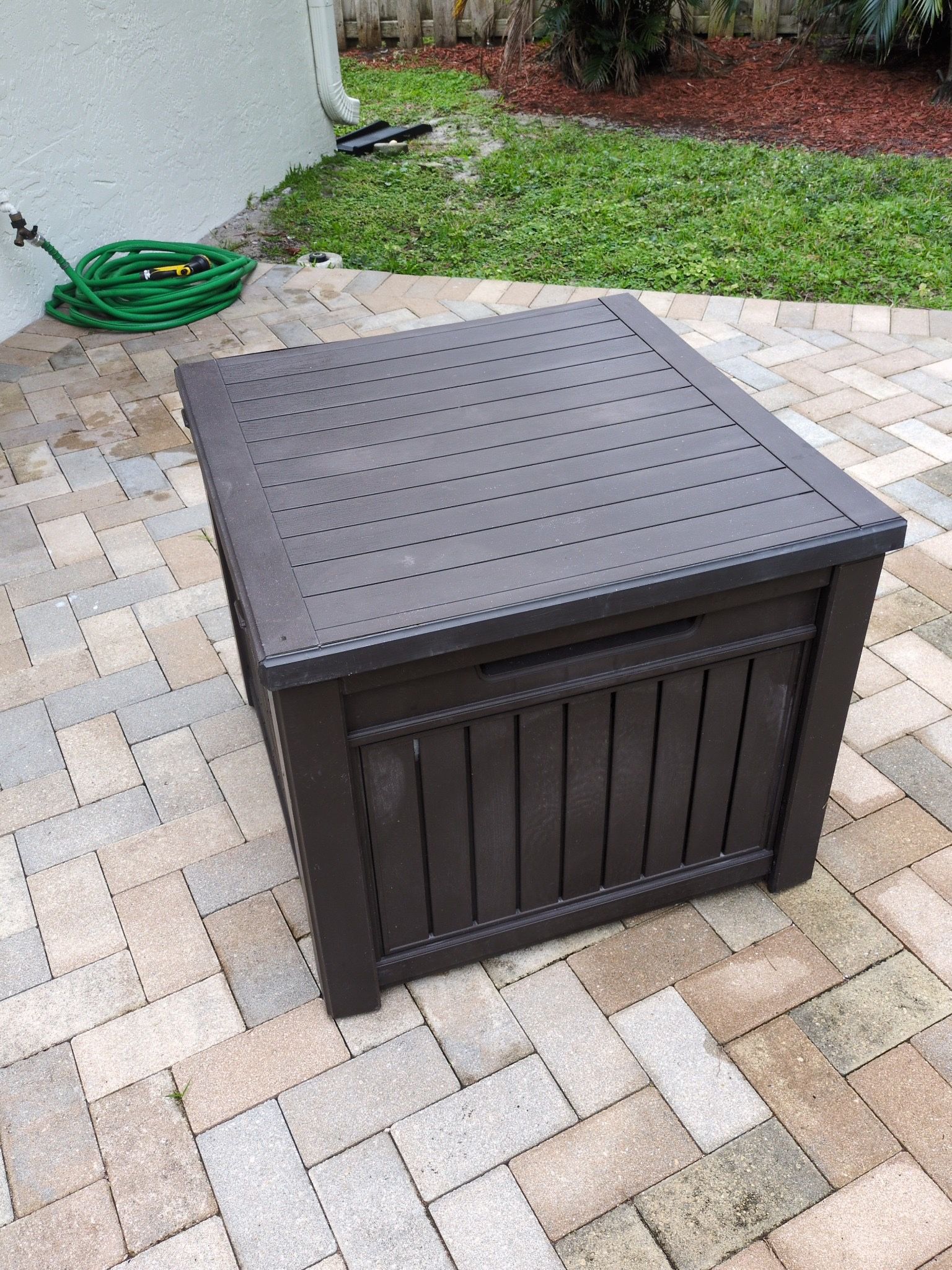 outdoor storage box table /patio furniture