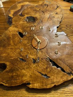 Redwood Wall Clock