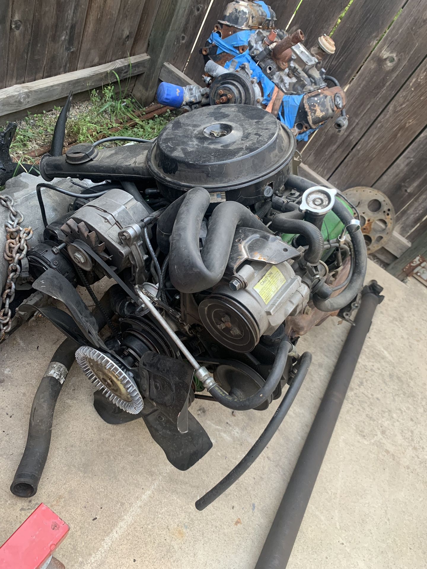 Buick v6 engine and transmission 231 with extra parts