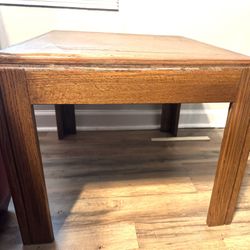 Set (2) of Finished Wood Side Tables