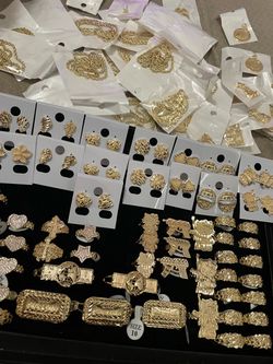 Gold plated nugget rings β¨