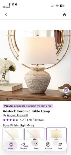 August Grove Adstock Ceramic Table Lamp Set