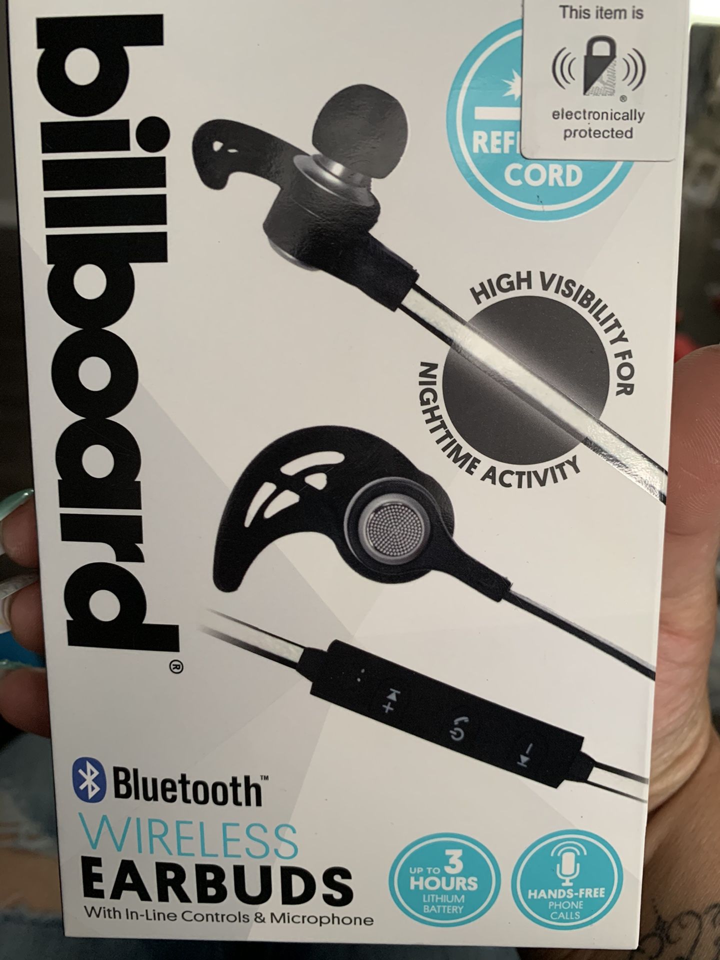 Billboard wireless earbuds