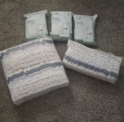 Diapers and breastfeeding bags