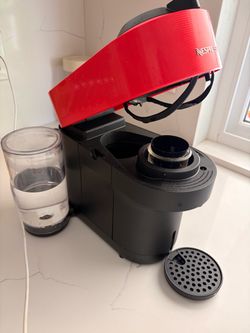 Nespresso Coffee machine - bright red!