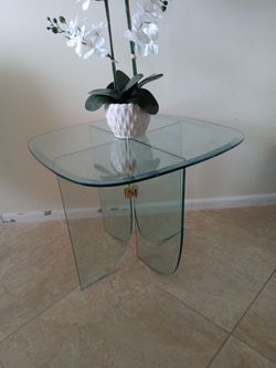 Glass table  coffee or side table