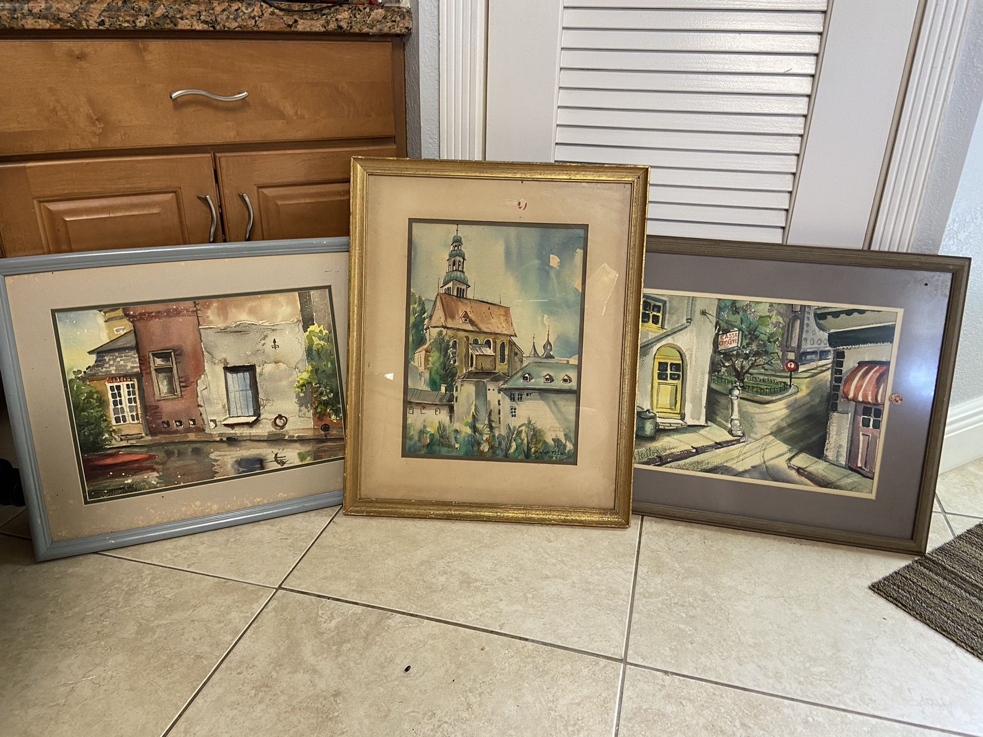 4 Total Framed Pictures