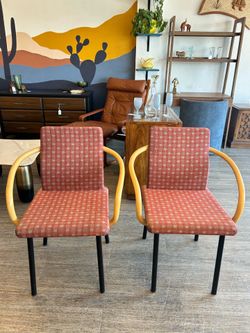 MCM Side Chairs /  NEW Pouf / Desk Chair