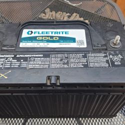Fleetrite Gold Car Battery 