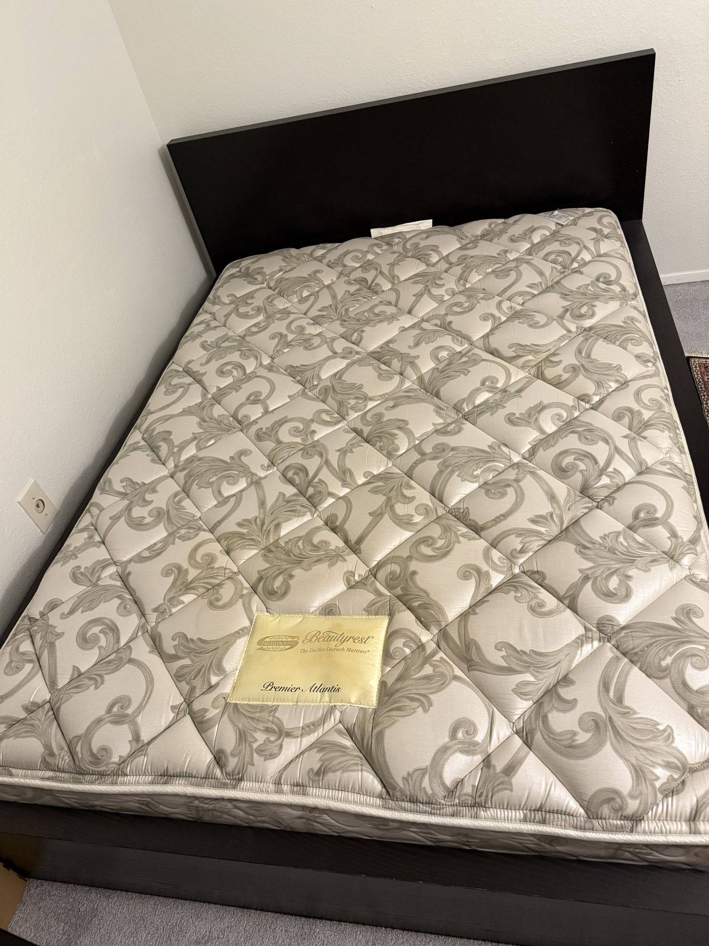 IKEA Full Bed Frame With Mattress