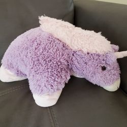 Purple unicorn pillow pet