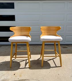 Two MCM Bar Stools