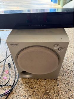 Sony Powered Subwoofer & Center Speaker