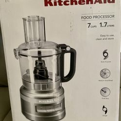 Kitchenaid 7 Cup Food Processor Color Silver - KFP0719 1.7Liters for Sale  in Mountain View, CA - OfferUp